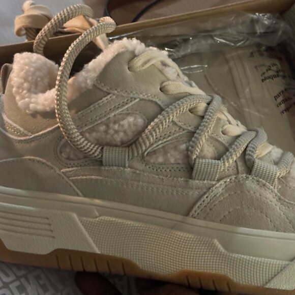 Steve Madden Boomer Sneaker – Taupe Multi, WomNen’s US 8 (Platform Chunky Style) - Picture 3 of 5